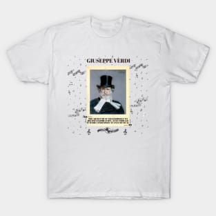 Portrait of Giuseppe Verdi T-Shirt